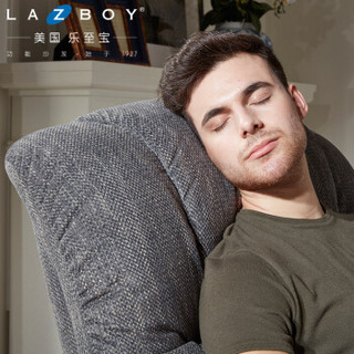 Lazboy 乐至宝 LZ.516 单椅懒人功能沙发 (单人、布艺实木、深海蓝)