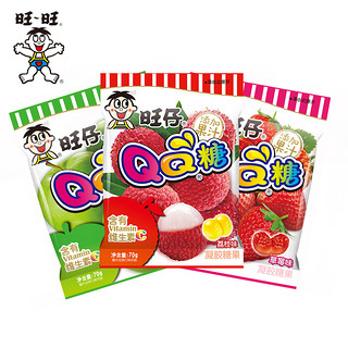 旺旺 旺仔qq糖果 苹果味 70g*4袋