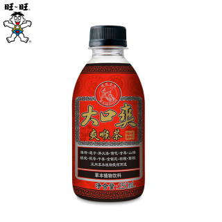 wantwant旺旺大口爽爽喉凉茶250ml4瓶