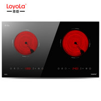 Loyola 忠臣电器 LC-P10 双灶嵌入式电陶炉
