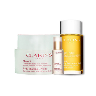 CLARINS 娇韵诗 塑身美胸套装（美体霜200ml+护理油100ml+美胸紧实乳50ml） *2件