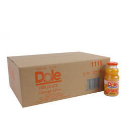 都乐 Dole 橙味100% 纯果汁 饮料 250ml*24瓶 整箱装 百事可乐出品