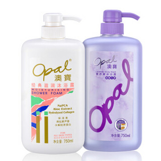 opal 澳宝 沐浴露 经典滋润750ml+薰衣草750ml *4件