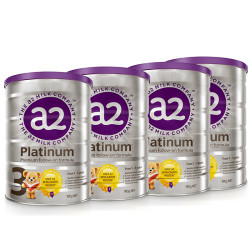 a2 艾尔 Platinum 白金版 婴幼儿奶粉  3段 900g 4件装