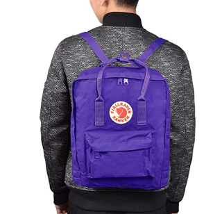 FJÄLLRÄVEN 北极狐 Kanken Classic系列 男女款休闲双肩背包 23510 580 正紫 16L