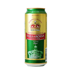 BARBAROSSA 凯尔特人 德国原装进口拉格啤酒 500ml 