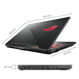 ROG 玩家国度 枪神2S 15.6英寸游戏本（i7-8750H、16GB、256GB+1TB、RTX2070 8G、144Hz）