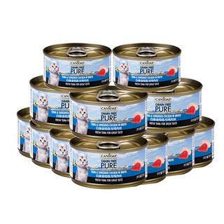 CANIDAE 卡比 PURE系列猫罐头 金枪鱼+鸡肉丝 70克*12罐
