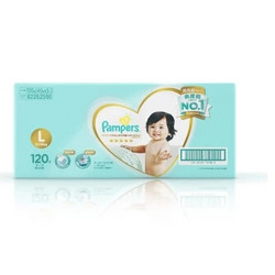 Pampers 帮宝适 一级系列 婴儿纸尿裤 L120片 *4件