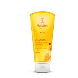 WELEDA 维蕾德 BABY CALENDULA 金盏花 婴儿二合一洗发沐浴露 200ml *4件