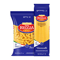 Pasta REGGIA 瑞杰 17#直身面条+螺丝型通心粉速食组合 2包