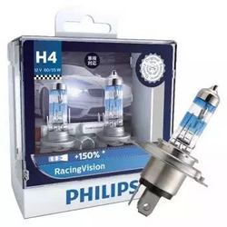 飞利浦(PHILIPS)极速光汽车灯泡大灯卤素灯远光灯近光灯雾灯2支装 H4 3400K