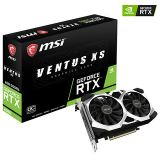 msi 微星 GeForce RTX 2060 VENTUS XS C 6G OC 显卡