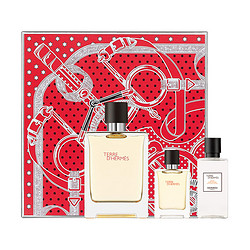 HERMÈS 爱马仕 2018圣诞大地男香套装（EDT 100ml+中样 12.5ml+须后乳 40ml）