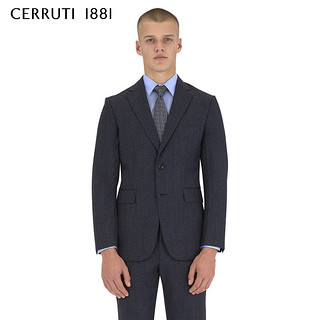 CERRUTI 1881 C3808EM451 男士休闲修身纯羊毛西服套装