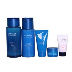 Laneige 兰芝 HOMME男士水分均衡保湿水乳套装 护肤套装 清爽 保湿补水 滋润营养 控油平衡365ml *2件