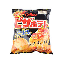 CALBEE/卡乐比 匹萨味薯片（膨化食品）63克/袋