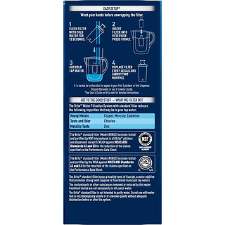 BRITA 碧然德 标准版 净水壶替换滤芯 6只装