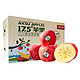 农夫山泉 17.5°苹果 阿克苏巨无霸苹果礼盒 约5kg 12粒装 单果径约100mm以上 新鲜水果