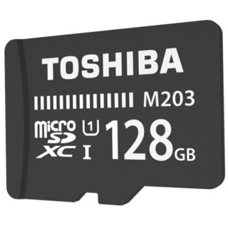 TOSHIBA 东芝 M203 TF (microSD) 存储卡 (100MB/s、128GB )