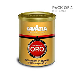 Lavazza 乐维萨 ORO欧罗金标咖啡粉250g*4罐装