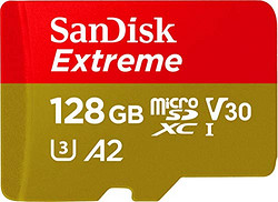 SanDisk 128GB Extreme U3 A2 microSDXC 存儲卡