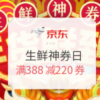 必领神券：京东 年货节 生鲜神券日