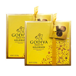 GODIVA 歌帝梵 金装27颗混合味巧克力礼盒装 316g*2盒