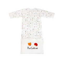 PurCotton 全棉时代 800-003287 婴幼儿针织夹棉睡袋 +凑单品
