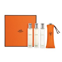 Hermes 爱马仕花园系列香水礼盒4件套装尼罗河花园15ml 2瓶 屋顶花园15ml 2瓶多少钱 什么值得买