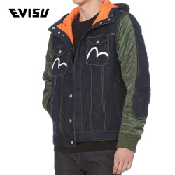 EVISU 18AW 男士经典海鸥牛仔夹克 1EAADM8DJ158XX