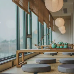 ​云海山谷作伴，秘境中的白色浪漫屋！松阳陌领浮光精品民宿1晚套餐（含早、正餐、品茗、抄经等）