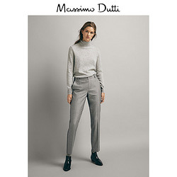 Massimo Dutti 05084524800 女装 修身版仿素面纹理长裤