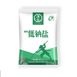 淮牌 淮盐 食用低钠盐 食盐苏盐 美国FDA认证 400g *2件