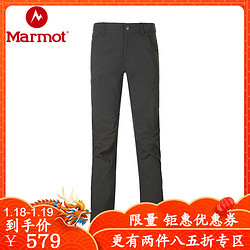 marmot/土拨鼠春夏新款户外男防泼水透气耐磨速干裤S52370