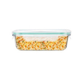 iCook 玻璃饭盒 410ml+小麦秸秆餐具