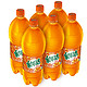 限华东：美年达 Mirinda 橙味 汽水碳酸饮料 2L*6瓶 *2件