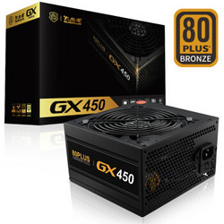 大水牛（BUBALUS）铜牌450W GX450台式电脑游戏主机机箱电源（80PLUS铜牌/温控静音/主动式PFC/宽电压）