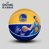 SPALDING 83-343Y 库里肖像 橡胶篮球