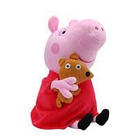 小猪佩奇Peppa Pig毛绒公仔玩偶玩具娃娃系列 佩奇抱熊 乔治抱恐龙