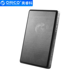 奥睿科(ORICO)2.5英寸移动硬盘盒子USB3.0笔记本电脑外置金属壳 SATA固态机械ssd串口硬盘 360°散热 黑2169U3