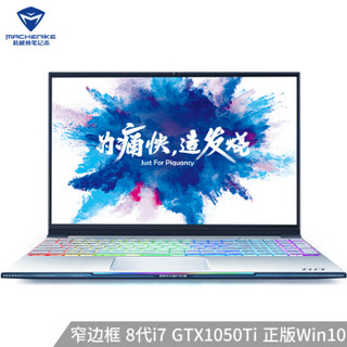 MACHENIKE 机械师 F117 B3 15.6英寸游戏本笔记本电脑 (IPS、1920x1080、银色、GTX1050Ti 4GB、8GB、128GB+1T、i7-8750H、15.6英寸)