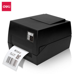 得力（deli）热敏打印机 高清热敏+热转印标签打印机 不干胶条码电子面单打印机DL-825T