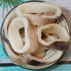 渔港 渤海鱿鱼圈 650g 65-85个