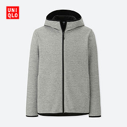 UNIQLO 优衣库 408992 男士防风摇粒绒连帽开衫