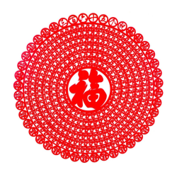 泓阳 365个祝福 福字窗花 57*57cm