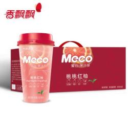 香飘飘奶茶 Meco蜜谷 果汁茶 桃桃红柚口味40