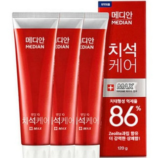  MEDIAN/麦迪安 深层清洁护齿牙膏  强劲薄荷 120g*3支