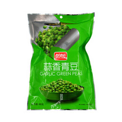 盼盼 青豆豌豆 蒜香味 坚果炒货休闲零食小吃 80g *2件