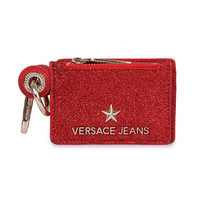 VERSACE JEANS 范思哲 奢侈品 18秋冬新款 女士亮红色聚酯纤维零钱包卡夹 E3VSBPN1 70787 500